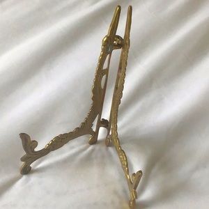 Vintage Brass Photo Stand